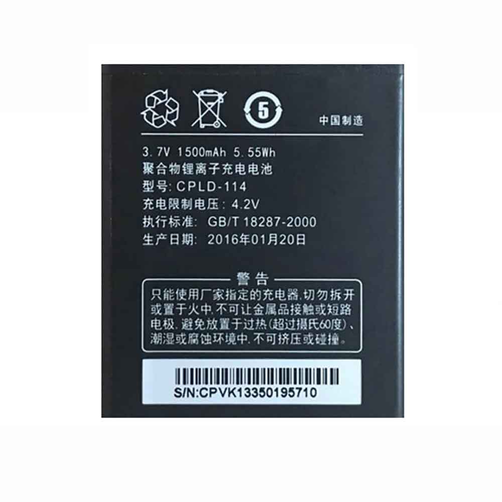 Batería para 8720L-coolpad-CPLD-114